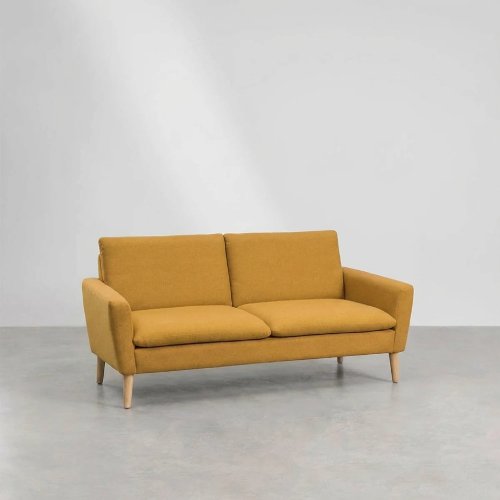 SOFA VIENA MOSTAZA - Sofás 2 plazas