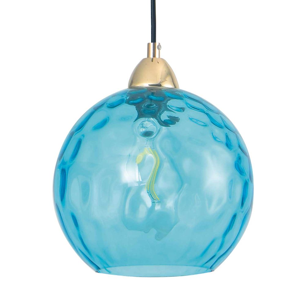 LAMPADA A SOSPENSIONE 1 LUCE LYRIA BLU | Ukukhome