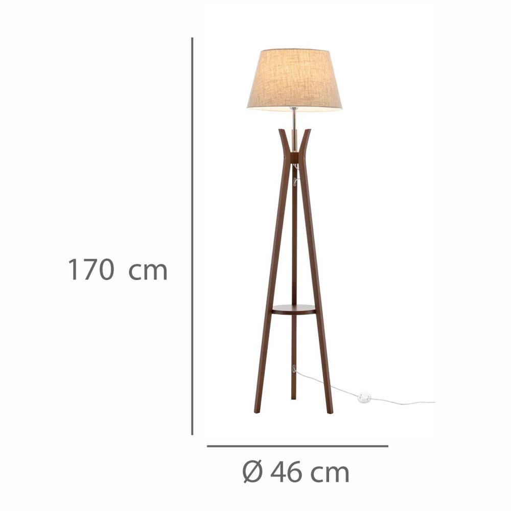 Lampada da Terra Kubai - Lampada da terra - UKUKHOME.com