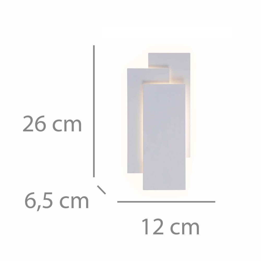 Applique LED Decorativo Blanco Onyx - Applique LED - UKUKHOME.com