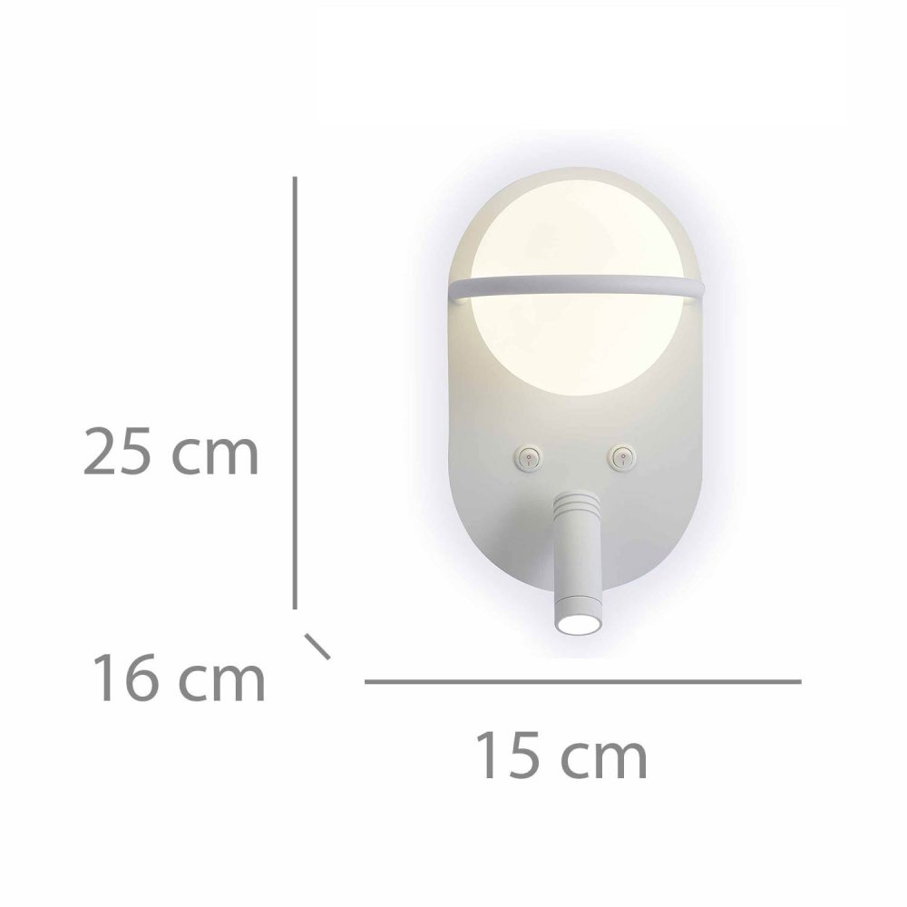 Applique LED Decorativo Blanco Astron - Applique LED - UKUKHOME.com