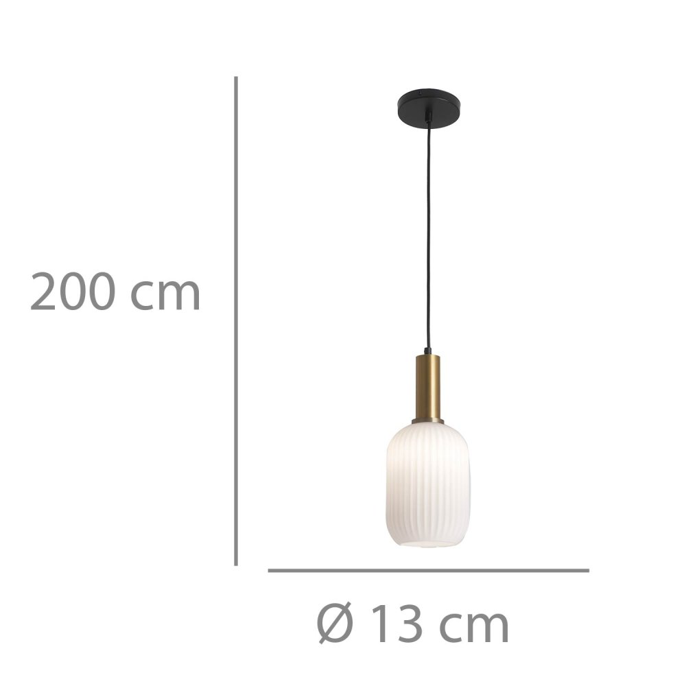 Lampada Sospesa 1Luz Abril - Lampada sospesa - UKUKHOME.com