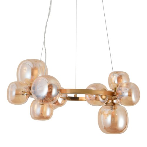 LAMPADA A SOSPENSIONE 11 LUCI OKO AMBRA | Ukukhome