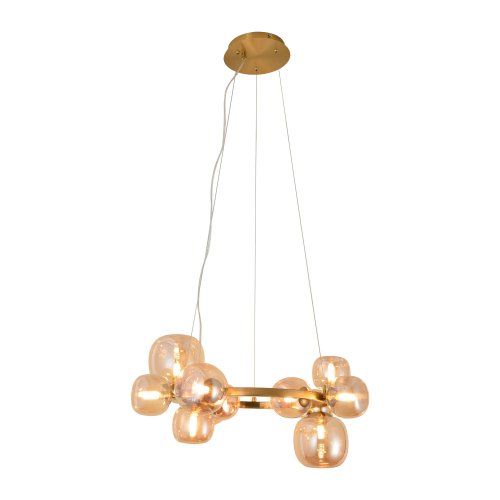 LAMPADA A SOSPENSIONE 11 LUCI OKO AMBRA | Ukukhome