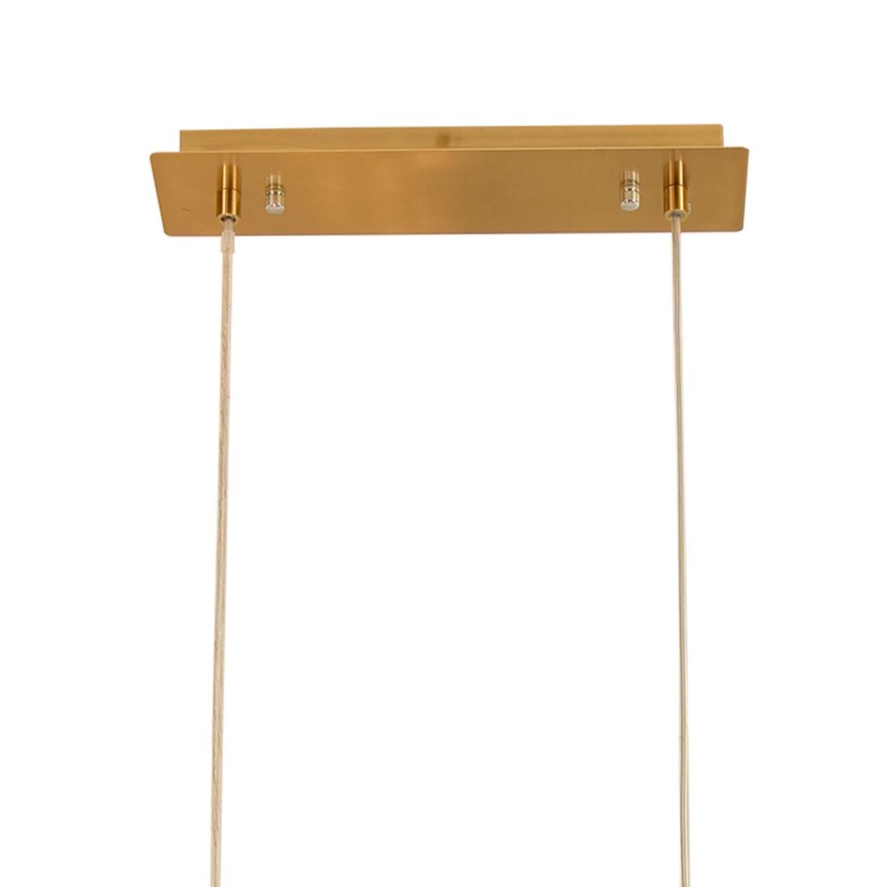 LAMPADA A SOSPENSIONE 8 LUCI OKO AMBRA | Ukukhome