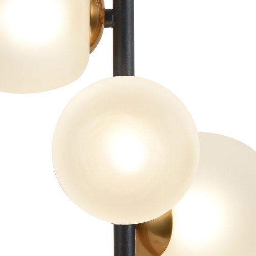 LAMPADA DA TAVOLO 3 LUCI OKO BIANCA OPAL E NERA | Ukukhome