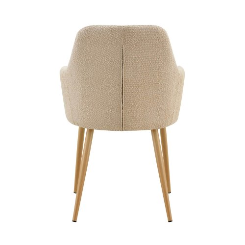 Poltrona Olaf Sabbia Gamba Faggio - Poltrona imbottita moderna e confortevole – UKUKHOME.COM