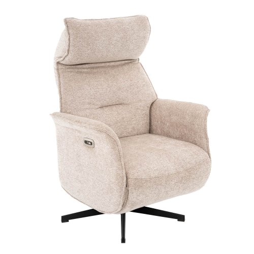 Poltrona Fred Relax Elettrico Grigio Sabbia - Poltrona relax elettrica di design – UKUKHOME.COM