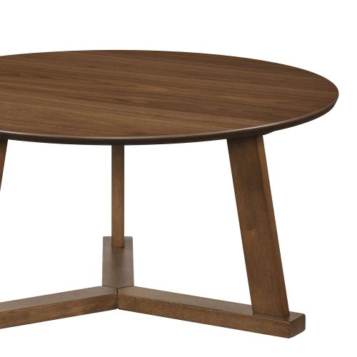 Tavolino da Salotto Nara Ø90 Noce | Ukukhome