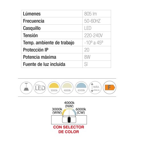 Lampada Sospensione Nicole LED | Eskriss