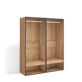Cabina Armadio Aperta Eden 120x145 cm Rovere | Appendiabiti