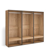 Cabina Armadio Aperta 180x145 cm Rovere | Appendiabiti Camera
