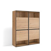 Scarpiera Pro 120x145 cm Rovere | 20 Paia Scarpe Camera