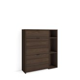 Scarpiera Ingresso 90 cm Rovere Scuro | 10 Paia Scarpe