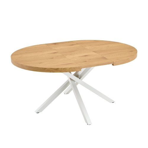 Tavolo Allungabile Ingrid 120-160 Gambe Avorio | Ukukhome