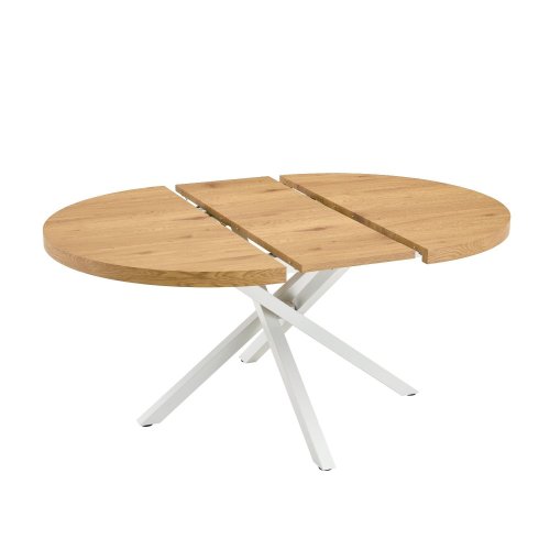 Tavolo Allungabile Ingrid 120-160 Gambe Avorio | Ukukhome