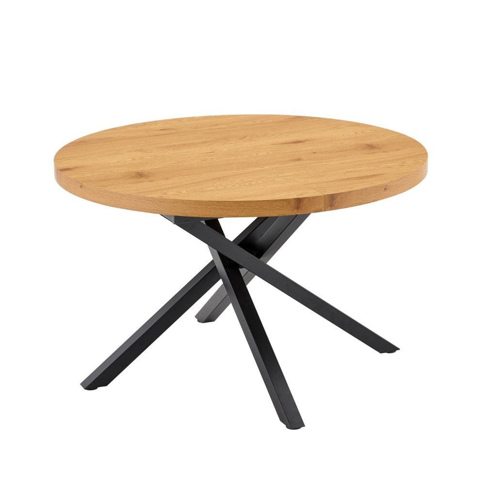 Tavolo Allungabile Ingrid 120-160 Gambe Nere | Ukukhome