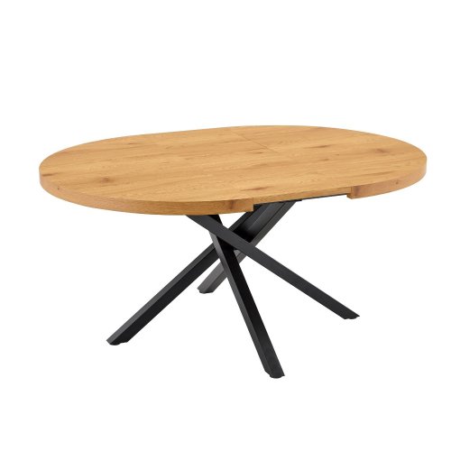 Tavolo Allungabile Ingrid 120-160 Gambe Nere | Ukukhome