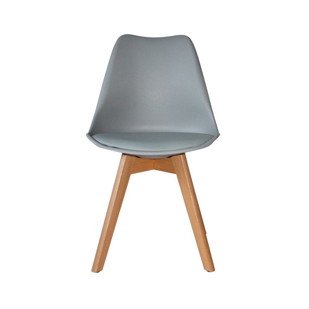SILLA NEW TOWER WOOD GRIS - Cadeiras Tower 