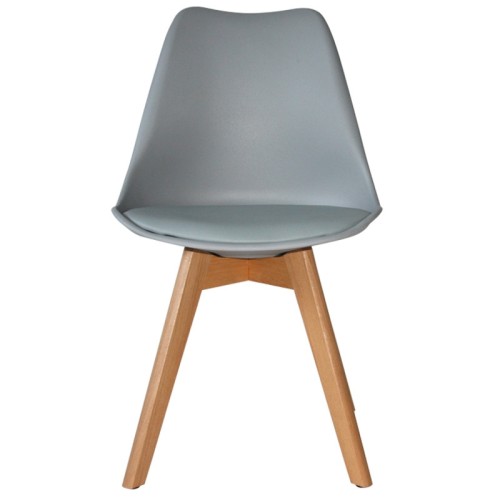SILLA NEW TOWER WOOD GRIS - Cadeiras Tower 