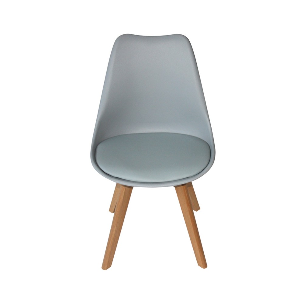 SILLA NEW TOWER WOOD GRIS - Cadeiras Tower 