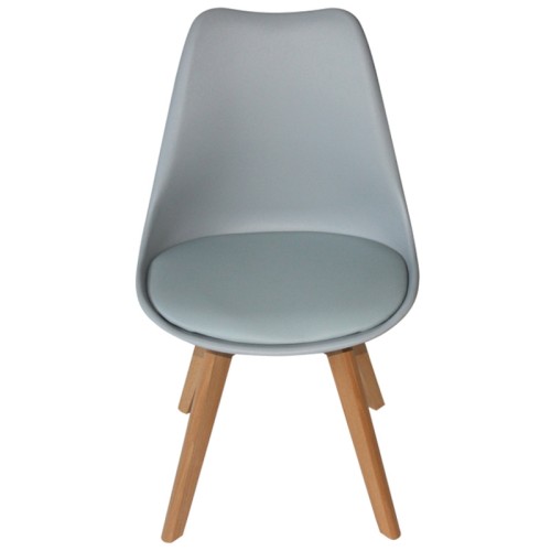 SILLA NEW TOWER WOOD GRIS - Cadeiras Tower 