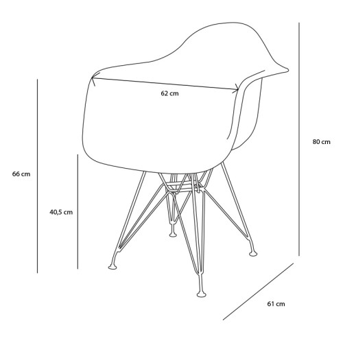 SILLÓN TOWER CHROME PATCHWORK