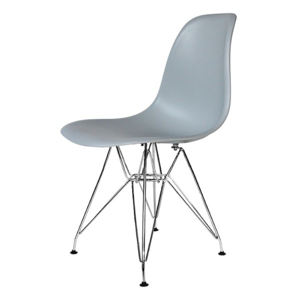 PACK 4 CADEIRAS TOWER CHROME CINZA EXTRA QUALITY 2