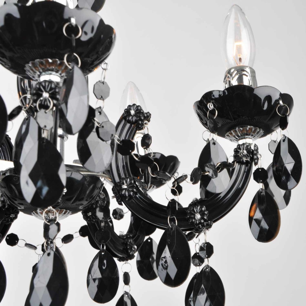 LÃMPARA DE TECHO MAGALÃ NEGRA