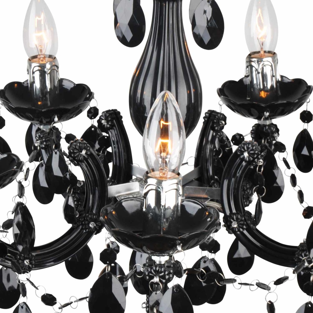 LÃMPARA DE TECHO MAGALÃ NEGRA