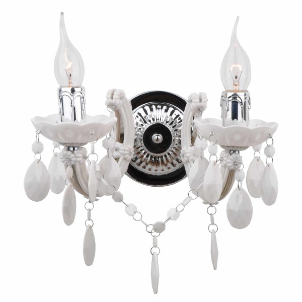 APLIQUE DE PARED OTTON ACRÍLICO BLANCO - Apliques de parede 