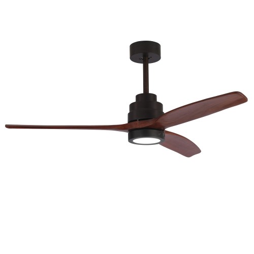 VENTILADOR LED ASIER 15W 3 PALAS MADERA MOTOR DC - Ventoinhas de tecto 