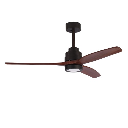 VENTILADOR LED ASIER 15W 3 PALAS MADERA MOTOR DC - Ventoinhas de tecto 