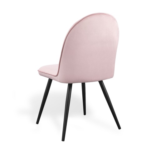 SILLA MADS VELVET BLACK
