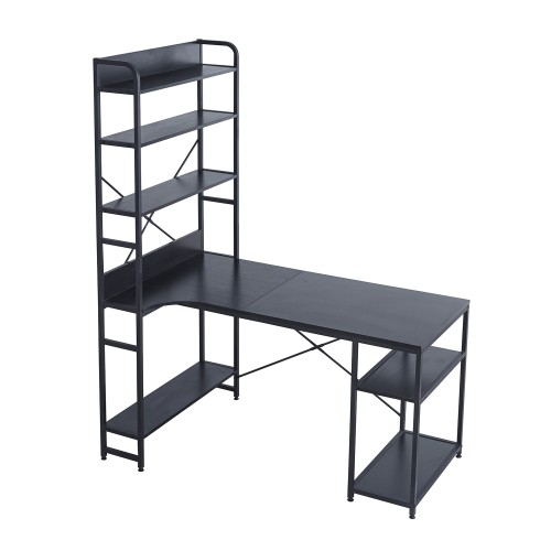 MESA DE ESCRITÓRIO COM ESTANTE SEAFORD