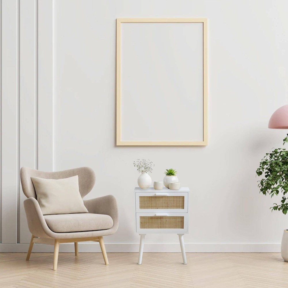 MESINHA TESVA BRANCA 2 GAVETAS