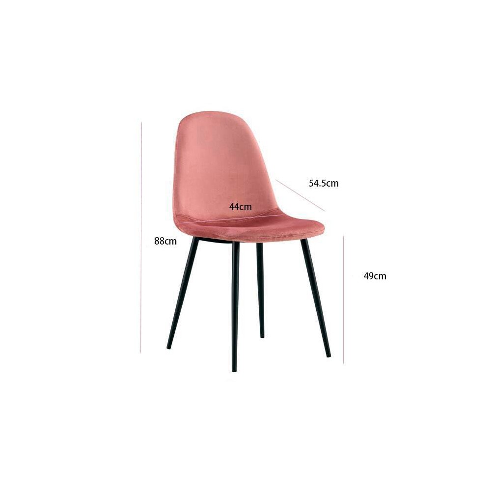 CADEIRA CORO VELVET BLACK - Cadeiras 