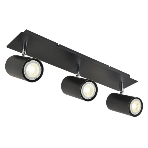 PROJECTOR 3 LUZES PRETO MADDOX - Candeeiros Suspensos 
