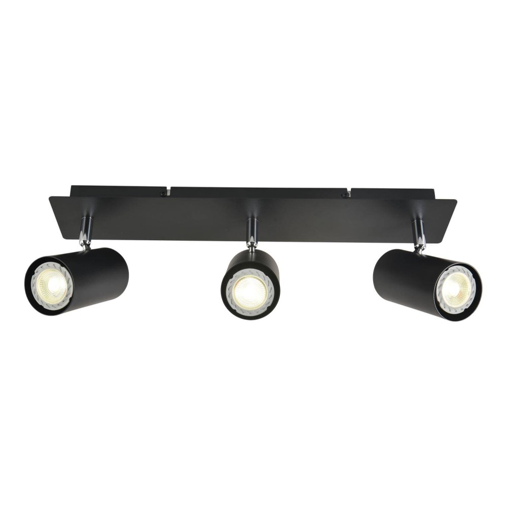 PROJECTOR 3 LUZES PRETO MADDOX - Candeeiros Suspensos 