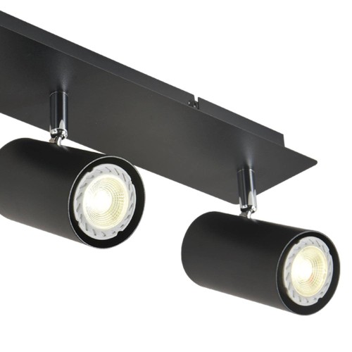 PROJECTOR 3 LUZES PRETO MADDOX - Candeeiros Suspensos 