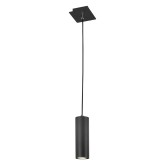CANDEEIRO SUSPENSO 1 LUZ PRETO MADDOX - Candeeiros Suspensos 