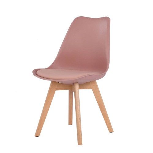 CADEIRA NEW TOWER WOOD ROSA PALO EXTRA QUALITY - Cadeiras Tower 