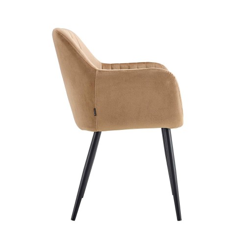 Poltrona Berta nórdico de veludo | Venda de Móveis Online