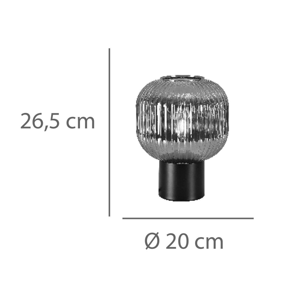 Candeeiro de mesa Vega fumé : Venda Moveis Online