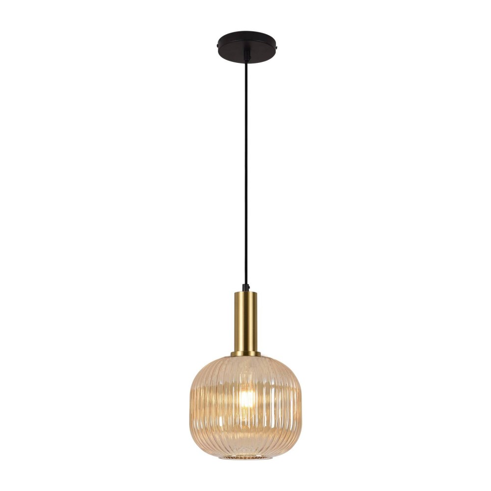 Candeeiro suspenso Vega Âmbar 1 luz | Venda Moveis Online