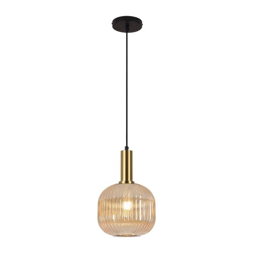 Candeeiro suspenso Vega Âmbar 1 luz | Venda Moveis Online