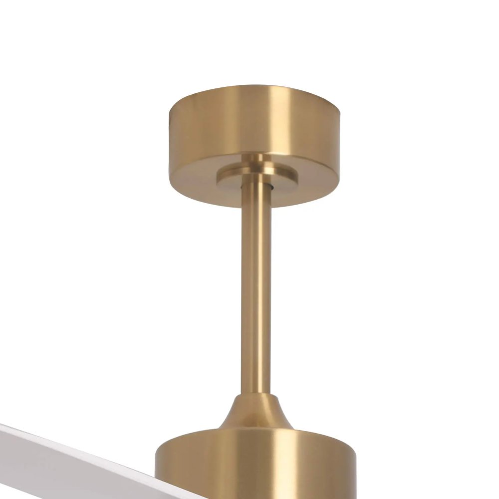 ventoinha led 18 w 3 pás airevo branco dourado | UKUKHOME