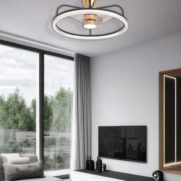 VENTILADOR LED 48W SILENCIOSO Ø80 CM ZEPHIRA 2