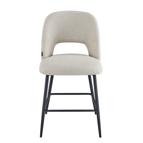 Banco alto Nanna Black Areia – Design moderno e conforto intemporal