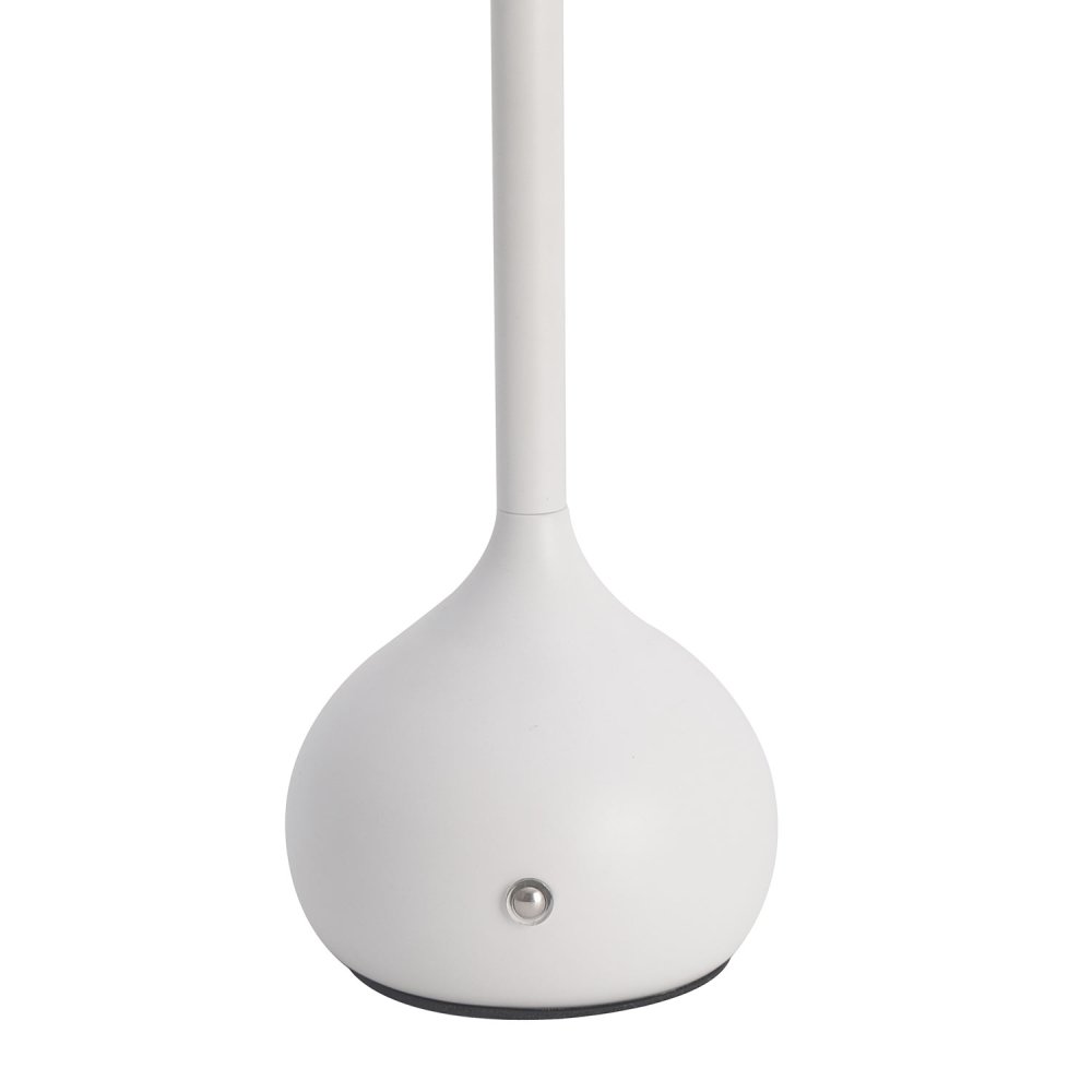 Candeeiro Mesa Recarregável OYU Branco LED Ø11x30 cm - UKUKHOME.com